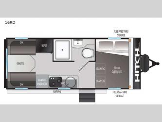 Hitch 16RD Floorplan