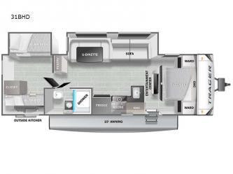 Tracer 31BHD Floorplan