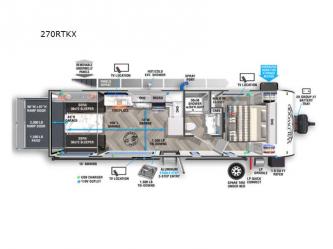 Wildwood FSX 270RTKX Floorplan