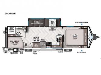 Alta 2800KBH Floorplan