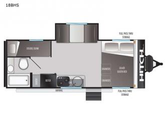 Hitch 18BHS Floorplan
