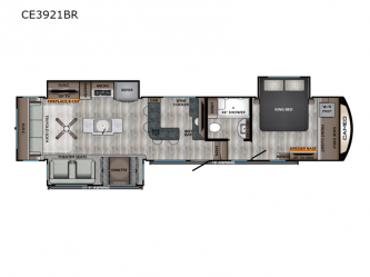 Cameo CE3921BR Floorplan