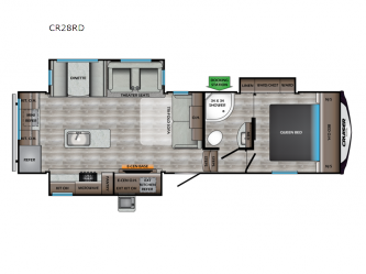 Cruiser Aire 28RD Floorplan