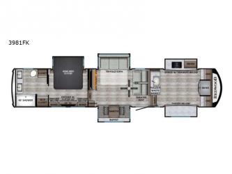 Redwood 3981FK Floorplan