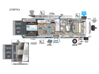 Wildwood FSX 270RTKX Floorplan