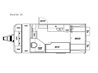 OBi Dweller 15' Floorplan