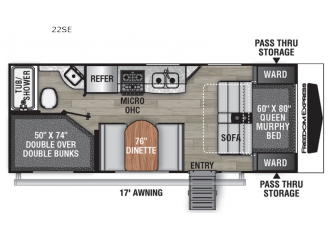 Freedom Express Select 22SE Floorplan