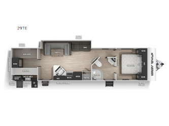 Cherokee Grey Wolf 29TE Floorplan