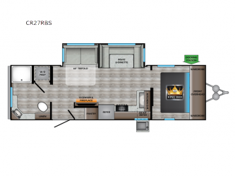 Cruiser Aire CR27RBS Floorplan