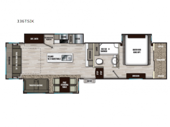 Chaparral 336TSIK Floorplan