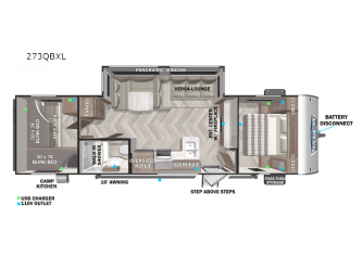Salem Cruise Lite 273QBXL Floorplan