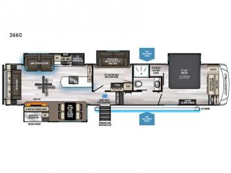 Cherokee Arctic Wolf Suite 3660 Floorplan