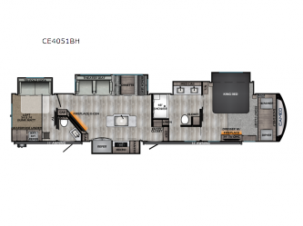 Cameo 4051BH Floorplan