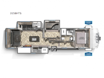 Puma 315BHTS Floorplan