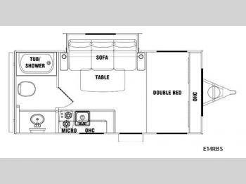 Floorplan - 2015 Pacific Coachworks Econ E14RBS