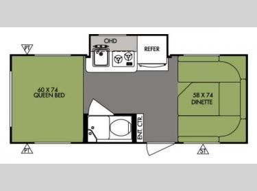 Floorplan - 2014 Forest River RV R Pod RP 178