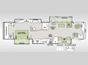 Floorplan - 2015 Tiffin Motorhomes Phaeton 40 AH