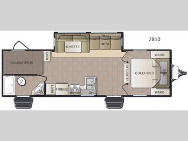 Floorplan - 2016 Pacific Coachworks Sea Breeze 2810