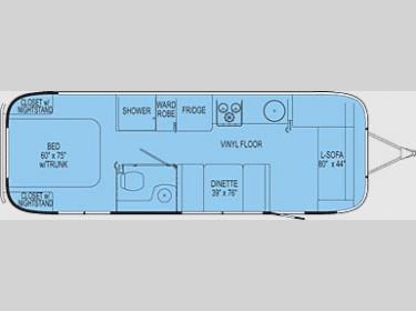 Floorplan - 2006 Airstream RV International CCD 28