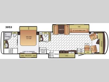 Floorplan - 2016 Newmar Canyon Star 3953