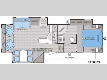 Floorplan - 2016 Jayco Eagle HT 27.5RLTS