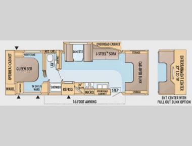Floorplan - 2009 Jayco Greyhawk 31SS