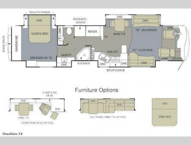 Floorplan - 2010 Monaco Dynasty Cheshire IV