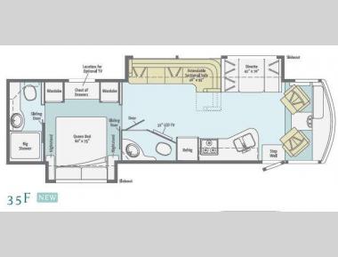 Floorplan - 2011 Itasca Sunstar 35F