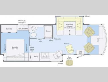 Floorplan - 2012 Winnebago Sightseer 30A
