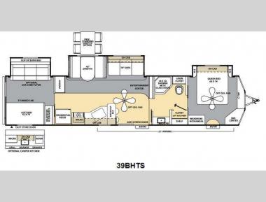 Floorplan - 2013 Coachmen RV Catalina Destination Series 39BHTS
