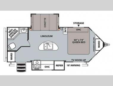 Floorplan - 2014 Forest River RV V-Cross Vibe 823VRBS