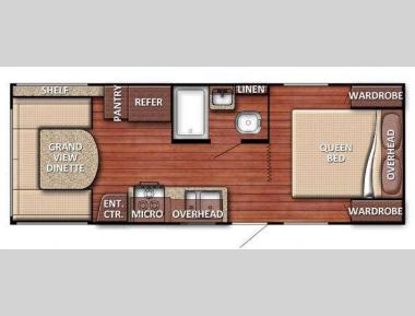 Floorplan - 2015 Gulf Stream RV Conquest 20QBG