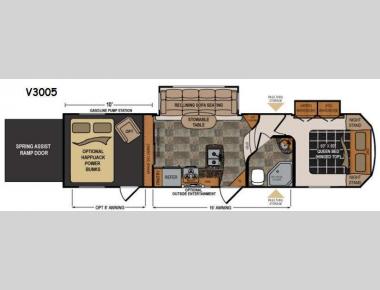 Floorplan - 2014 Dutchmen RV Voltage V-Series V3005 V Series