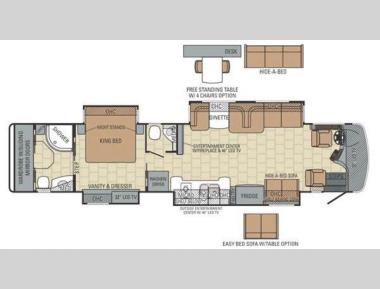Floorplan - 2015 Entegra Coach Anthem 42RBQ