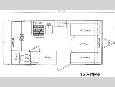 Floorplan - 2015 Shasta RVs Airflyte 16