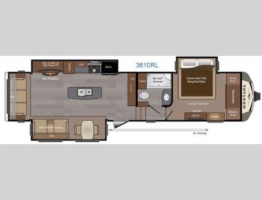 Floorplan - 2016 Keystone RV Montana 3610 RL