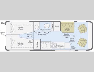 Floorplan - 2016 Winnebago Era 70A
