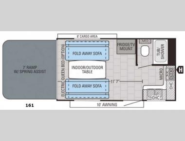 Floorplan - 2016 Jayco Octane Super Lite 161