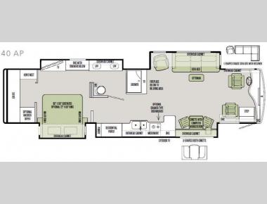Floorplan - 2016 Tiffin Motorhomes Allegro Bus 40 AP