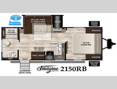 Floorplan - 2016 Grand Design Imagine 2150RB