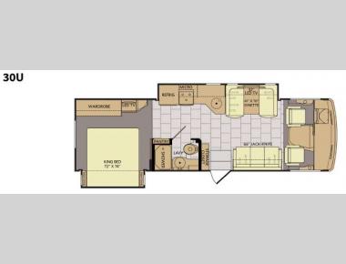 Floorplan - 2016 Fleetwood RV Flair 30U