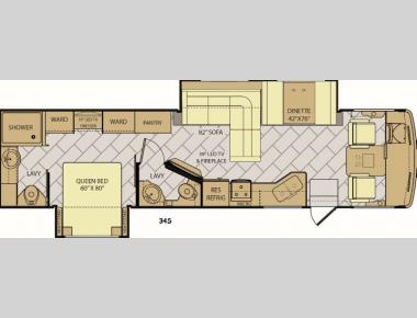Floorplan - 2017 Fleetwood RV Storm 34S