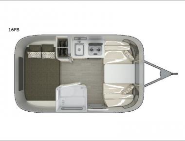 Floorplan - 2017 Airstream RV Sport 16