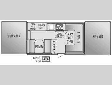 Floorplan - 2004 Jayco Quest 12 A