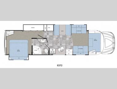 Floorplan - 2008 Gulf Stream RV SuperNova 6372