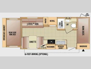 Floorplan - 2010 Jayco Jay Feather EXP 213