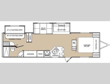 Floorplan - 2011 Holiday Rambler Mintaro 31BHDS