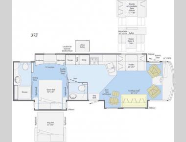 Floorplan - 2011 Winnebago Adventurer 37F