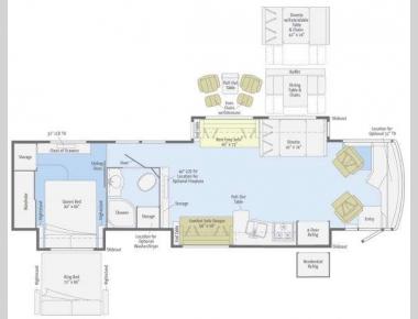 Floorplan - 2011 Itasca Meridian 40L