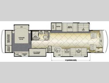 Floorplan - 2012 Newmar Ventana LE 3843